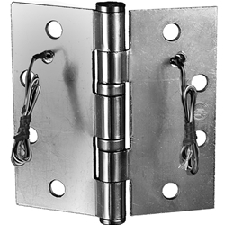 Securitron EH-40 Electrified Hinge 4.5" x 4" Stainless 6 Wire
