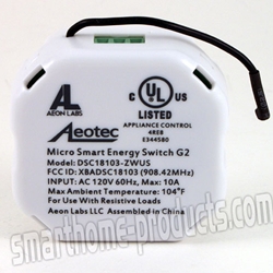 Aeotec DSC18103-ZWUS Z-Wave Micro Smart Energy Switch