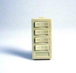 ACT PCC TK041 4 Button Keypad, 3 On/Off Sequenced, 1 All On/Off - White