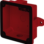 System Sensor WBB Weatherproof Back Box For Use With SSM/SSV Bells.