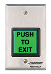 Securitron EEB2-G 2" Square Emergency Exit Green Button