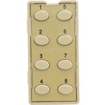 Simply Automated ZS28O-I Ivory 8 Oval Button Faceplate
