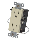 Simply Automated URD-30-I Ivory Wall Receptacle - Wire In 12A