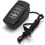 Simply Automated US28OTP-BK Black Tabletop Controller, 8 Oval Buttons