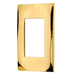 Leviton Acenti ACWM1-24K 1-Gang 24K-Gold Metalized Wallplate