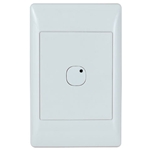 HAI 113A00-1 Omni-Bus 1-Button Wall Switch - White