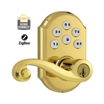 99120-007 - ZigBee Motorized Lever w/Home Connect - Polished Brass