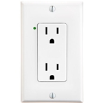 Simply Automated URD-30-LA  Light Almond Wall Receptacle - Wire In 12A