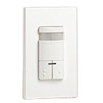 Leviton ODS0D-TDW Dual-Relay Decora Wall Switch Passive Infrared (PIR) Occupancy Sensor - White